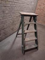 Te koop, vintage hout trap., Doe-het-zelf en Verbouw, Ladders en Trappen, Ophalen