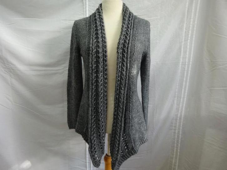 PROMISAS grijs losvallend vest - maat S, Kleding | Dames, Truien en Vesten, Zo goed als nieuw, Maat 38/40 (M), Grijs, Verzenden