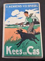 Oud kinderboek Kees en Cas door D Menkens - vd Spiegel, Antiek en Kunst, Antiek | Boeken en Bijbels, Ophalen of Verzenden