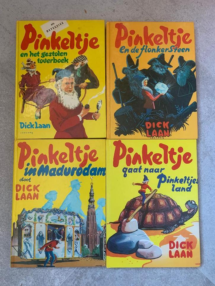 Pinkeltje - 4 titels - Dick Laan., Boeken, Kinderboeken | Kleuters, Zo goed als nieuw, Fictie algemeen, 5 of 6 jaar, Jongen of Meisje
