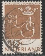 Nederland 1964 817 Universiteit Groningen 30c, Gest, Postzegels en Munten, Ophalen of Verzenden, Na 1940, Gestempeld