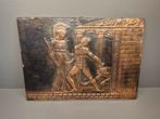 Prachtig koper reliëf, Antiek en Kunst, Ophalen of Verzenden