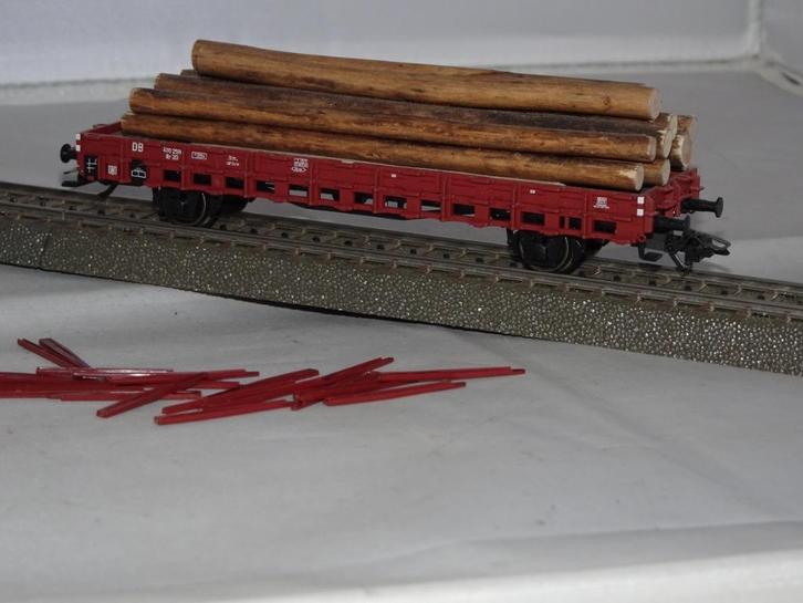 Marklin rongenwagon 47321-05 met hout als nieuw in OVP(#841), Hobby en Vrije tijd, Modeltreinen | H0, Zo goed als nieuw, Wagon