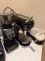 SMEG Espresso Machine + Sage Bonenmaler - Zo Goed Als Nieuw!, Witgoed en Apparatuur, Koffiezetapparaten, Afneembaar waterreservoir