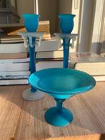 Frans blauw glaswerk glas, Ophalen