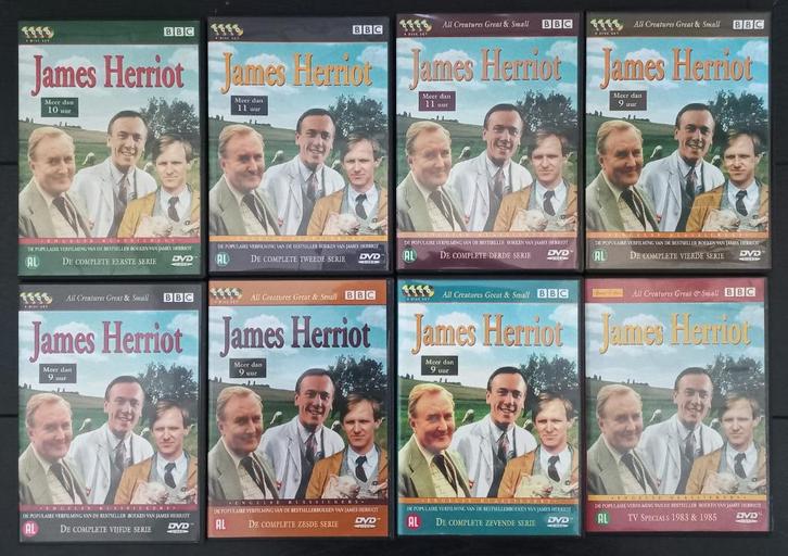 James Herriot DVD : TV Serie COMPLEET Seizoen 1-7 + Specials, Cd's en Dvd's, Dvd's | Tv en Series, Zo goed als nieuw, Drama, Boxset