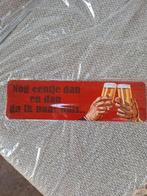 Nieuw spreuk wandbord tekstbord bier, Ophalen of Verzenden, Nieuw
