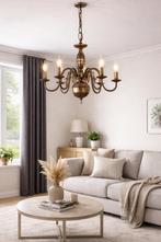 Klassieke kroonluchter spinlamp, in zeer goede staat, Ophalen of Verzenden, Gebruikt, Overige materialen, Klassiek