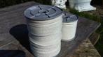 Sterk wit polyester koord 4mm, Watersport en Boten, Zeilen en Zeiltoebehoren, Info@alletouw.nl, Minder dan 15 m², Nieuw, Ophalen of Verzenden