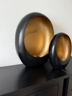 Richmond Windlicht 45&30 cm, 25 tot 50 cm, Zwart, Ophalen of Verzenden, Zo goed als nieuw