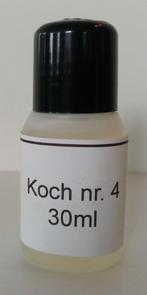 Koch klokolie nr. 4 of 5 in 10 en 30 ml., Ophalen of Verzenden
