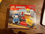 LEGO JUNIORS 10732 Guido and Luigi's Pit Stop (4-7), Ophalen of Verzenden, Zo goed als nieuw, Complete set, Lego