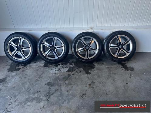 Winterbanden set op 16" velgen Audi TT MK1, Auto-onderdelen, Banden en Velgen, Banden en Velgen, Winterbanden, 16 inch, 205 mm