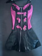 Sexy kinky lak jurkje nieuw zwart roze maat 38, Kleding | Dames, Overige Dameskleding, Ophalen of Verzenden, Nieuw