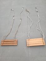 2 houten schommels, Kinderen en Baby's, Speelgoed | Buiten | Speeltoestellen, Ophalen, Gebruikt, Schommel