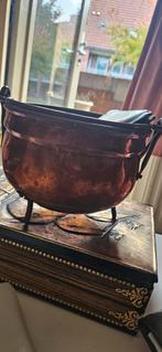 Antieke Koperen Ketel met Handvatten, Antiek en Kunst, Antiek | Koper en Brons, Ophalen of Verzenden, Koper