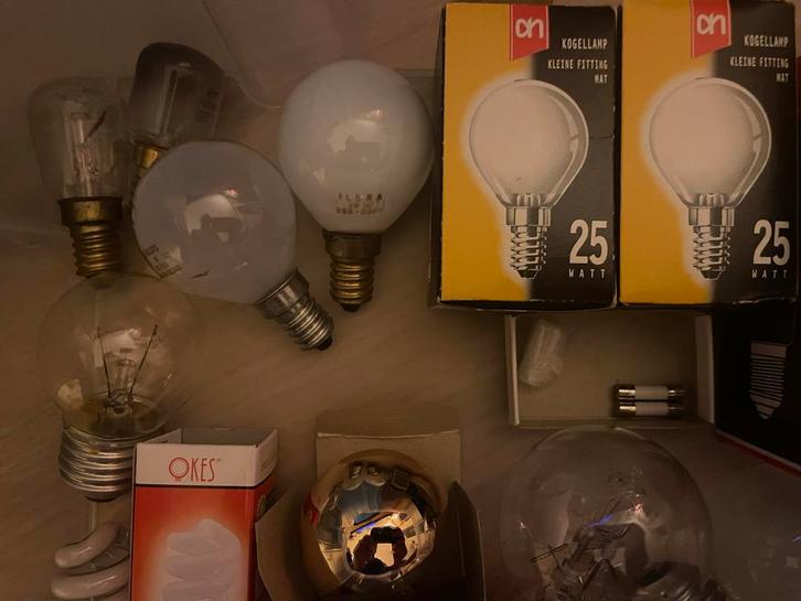 Diverse Lampen Collectie - Gloeilampen, Halogeen, LED, Huis en Inrichting, Lampen | Losse lampen, Nieuw, Gloeilamp, Ophalen of Verzenden