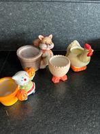 4 bloempotjes, Tuin en Terras, Bloempotten, Verzenden, Rond, Binnen, Zo goed als nieuw