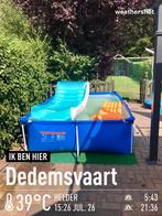 Zwembad 3 x 2 meter met pomp, Tuin en Terras, Zwembaden, Ophalen, Rechthoekig, 200 tot 400 cm, Minder dan 80 cm