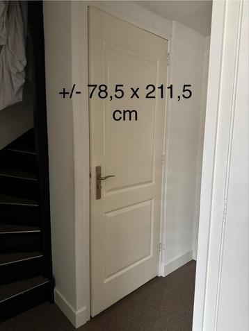 Stompe Binnendeuren - (78,5 x 211,5 cm) & (87,5 x 210 cm) beschikbaar voor biedingen