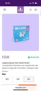 Luiers incontinentie reu hond, Ophalen of Verzenden, Nieuw