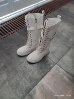 Witte Hoge Laarzen met Veters maat 36, Hoge laarzen, Wit, Nieuw, Ophalen of Verzenden