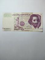 Italië 50 000 lire 1992, Ophalen of Verzenden, Overige landen