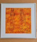 Zeefdruk van Arturo Parisius. Human race facing technology, Antiek en Kunst, Ophalen of Verzenden