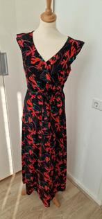 Zwarte maxi-zomerjurk Zilch met bloemenprint maat S, Zwart, Ophalen of Verzenden, Zo goed als nieuw, Maat 36 (S)