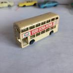 Matchbox Dubbeldekker London bus. Crème., Hobby en Vrije tijd, Modelauto's | 1:87, Ophalen of Verzenden, Gebruikt, Bus of Vrachtwagen
