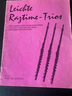 Leichte Ragtime-Trios - Altblokfluiten, Klassiek, Ophalen of Verzenden, Zo goed als nieuw, Blokfluit