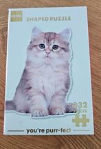 Te koop: HEMA puzzel kat, Hobby en Vrije tijd, Ophalen of Verzenden, Minder dan 500 stukjes, Zo goed als nieuw, Legpuzzel