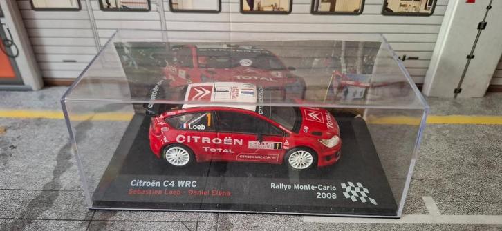 1.43 citroen c4 wrc, Hobby en Vrije tijd, Modelauto's | 1:43, Zo goed als nieuw, Auto, Overige merken, Ophalen of Verzenden
