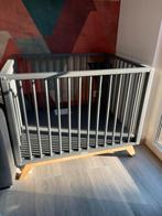 Grijze bopita box met boxkleed en boxzak, Kinderen en Baby's, Boxen, Ophalen, Zo goed als nieuw, Rechthoekig, In hoogte verstelbaar