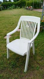 4 tuinstoelen, Tuin en Terras, Ophalen, Gebruikt, Kunststof, Stapelbaar