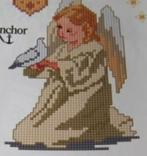 Borduurpatroon  Engel met Duif   nr 5908, Hobby en Vrije tijd, Borduren en Borduurmachines, Verzenden, Nieuw, Handborduren, Patroon