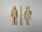 Houten pictogram, Ophalen of Verzenden, Nieuw, Hout, Minder dan 20 mm