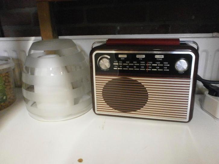 Radio /  decoratie BLIK., Verzamelen, Blikken, Zo goed als nieuw, Overige, Ophalen of Verzenden