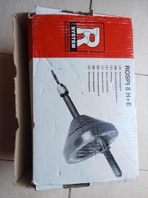 Rothenberger ROSPI 8 H+E Ontstoppingsveer Set, Doe-het-zelf en Verbouw, Gereedschap | Handgereedschap, Gebruikt, Ophalen of Verzenden