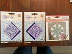 Embossing mallen Set van 3 stuks, Ophalen of Verzenden, Zo goed als nieuw, Overige thema's, Pons of Mal