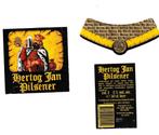 Bieretiket  Hertog Jan  Pilsener  thte 07/93  30 cl, Ophalen of Verzenden, Gebruikt, Overige typen, Overige merken