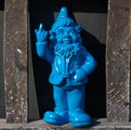 Kabouter Blauw middelvinger fuck 30cm, Nieuw, Ophalen of Verzenden, Woonderland, X