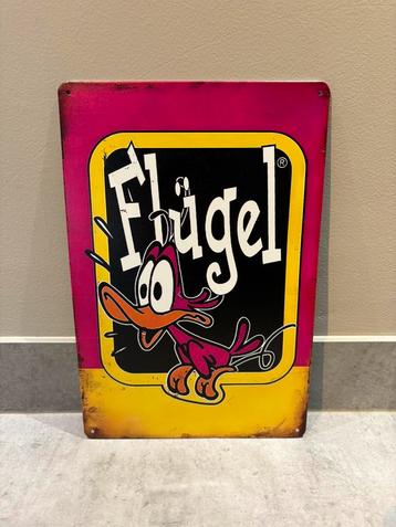 Mancave Bar Café Wanddecoratie metalen bordje Flügel beschikbaar voor biedingen