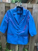 Handmade blouse jasje zijde changeant paars XL, Paars, Maat 42/44 (L), Ophalen of Verzenden, Zo goed als nieuw