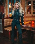 Nikkie skipak skijumpsuit zwart softshell maat 32, Ophalen of Verzenden, Zo goed als nieuw, Maat 34 (XS) of kleiner, Pak