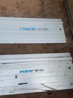 Festool FS 1400 geleiderail twee stuks, Ophalen, Gebruikt