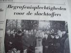 TRAGICHE  ONGEVAL  OP DE STAATSMIJN MAURITS, Ophalen of Verzenden, 1940 tot 1960, Krant