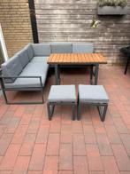 Loungeset monte carlo., Aluminium, Zo goed als nieuw, Loungeset, 7 zitplaatsen