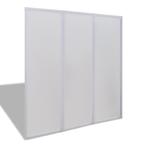 Badscherm 3 panelen badwand 117 x 120 cm GRATIS BEZORGD!, Verzenden, Nieuw, Wit, Overige typen