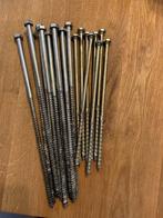 Diverse houtdraadbouten 10x340mm 7x260mm, Verzenden, Zo goed als nieuw, 250 mm of meer, Bouten of Moeren